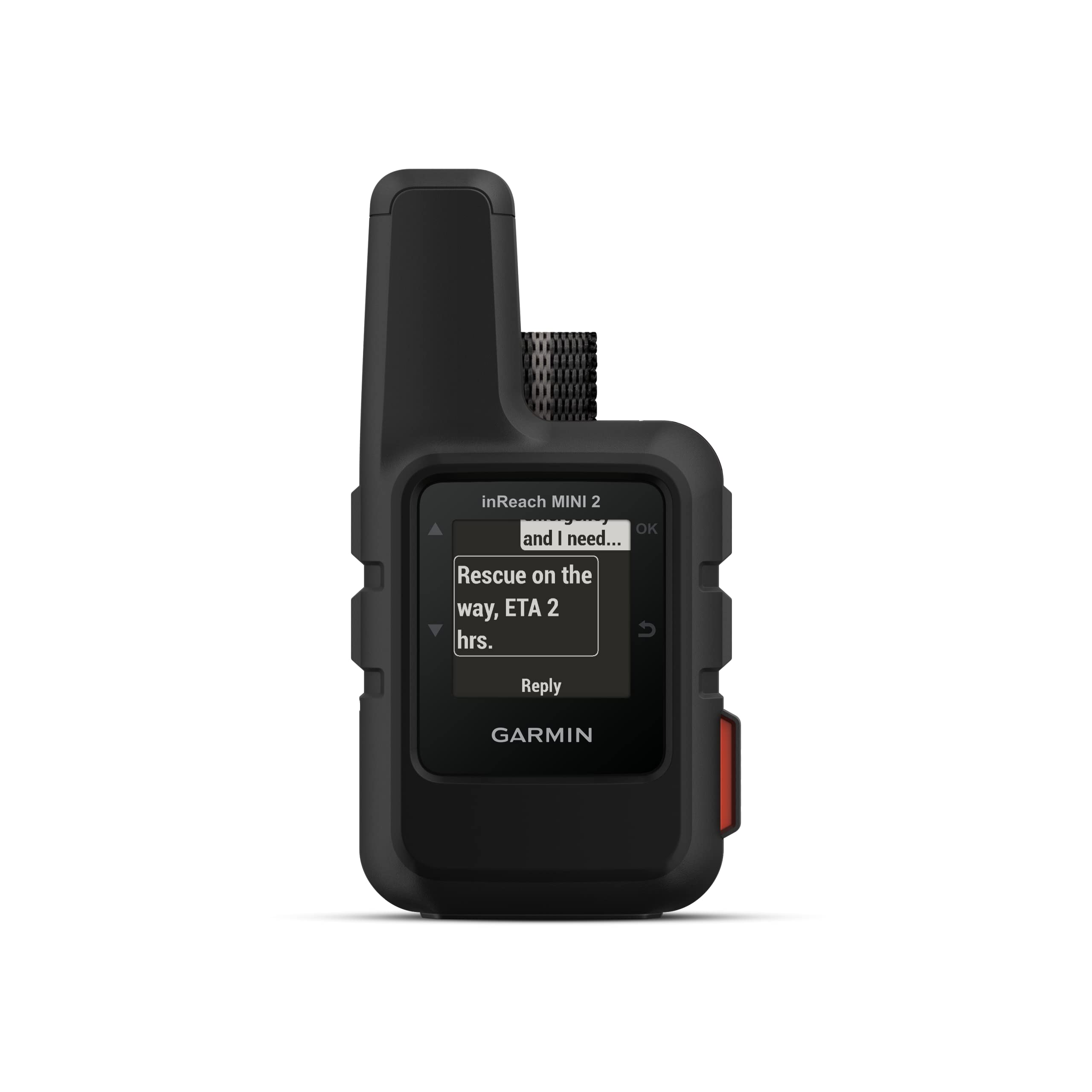 Garmin inReach Mini 2 Comunicador por satélite, diseño ligero y compacto, GPS portátil de mano para senderismo, dispositivo de mensajería de texto con accesorios (negro)