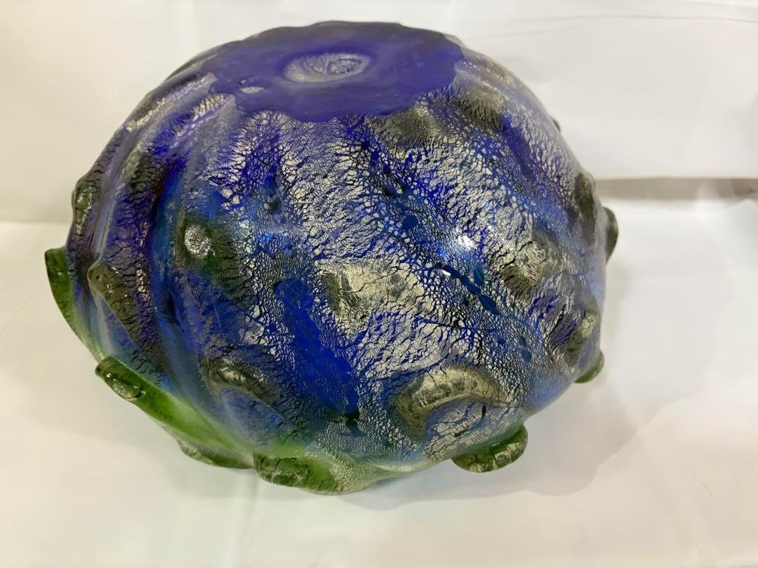 稲嶺盛吉琉球ガラス 壺② 稲嶺盛一郎作(琉球ガラス工房 絆) 琉球