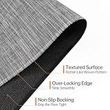 HOMEK Office Chair Mat for Hardwood Floor, 90×140cm Floor Protector Mat for Office Chair, Large Computer Chair Mat for Hard Floors, Anti-Slip Heavy Duty PVC Mat, Dark Grey - Image 2
