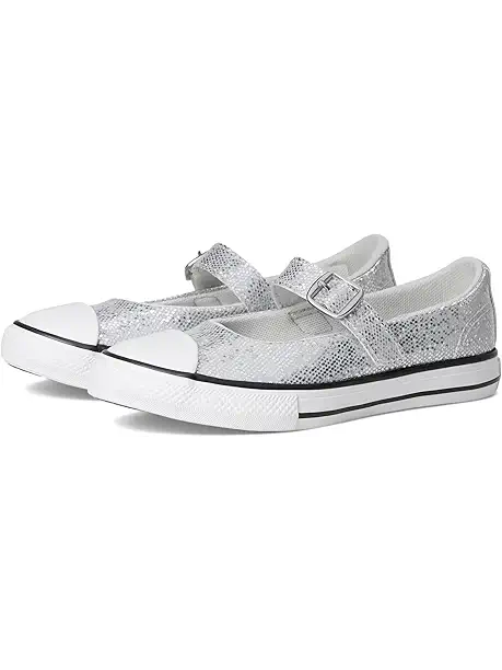 Детские кроссовки Converse Kids Chuck Taylor® All Star® Dainty Mary Jane Disco Easy On (Little Kid) на каждый день