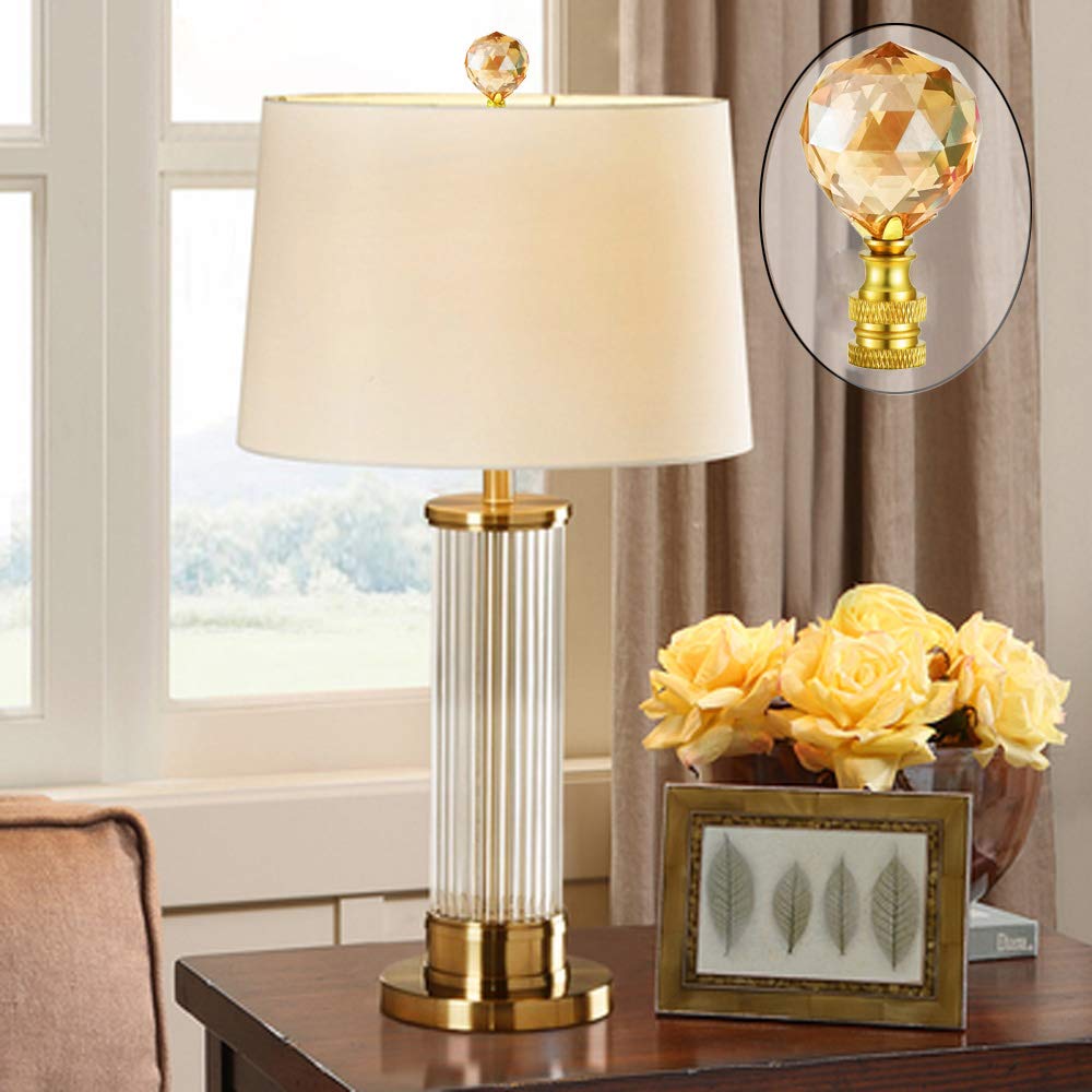 Amazon.co.jp: Hyamass 2個 2-1/3インチ クリアクリスタルランプ