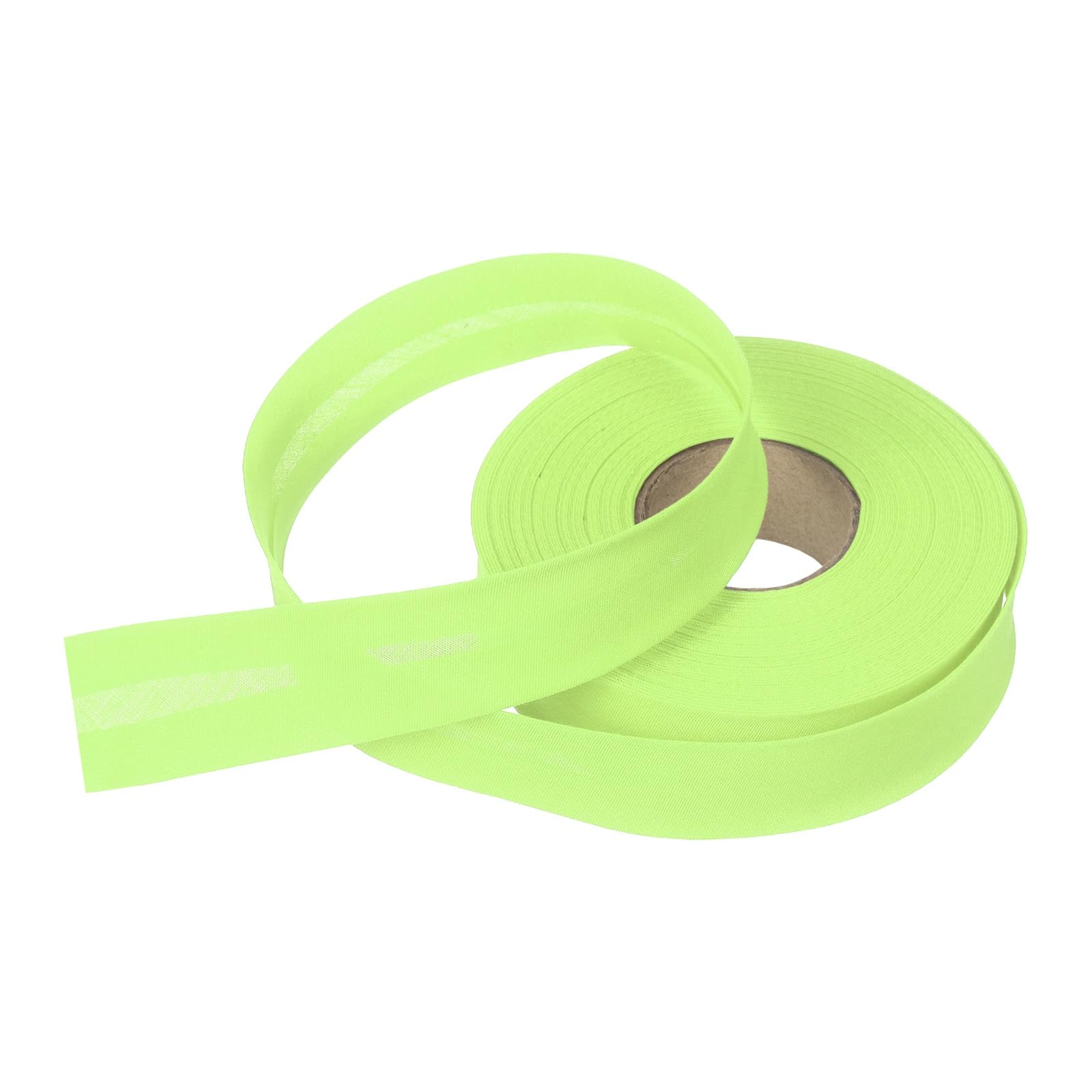 sourcing map 1 Inch Single Fold Bias Tape Polyester Continuous Bulk Bias Tape for Sewing,Seaming Quilting Hemming Binding Crafts (Light Yellow 15 Yards) โ image 1