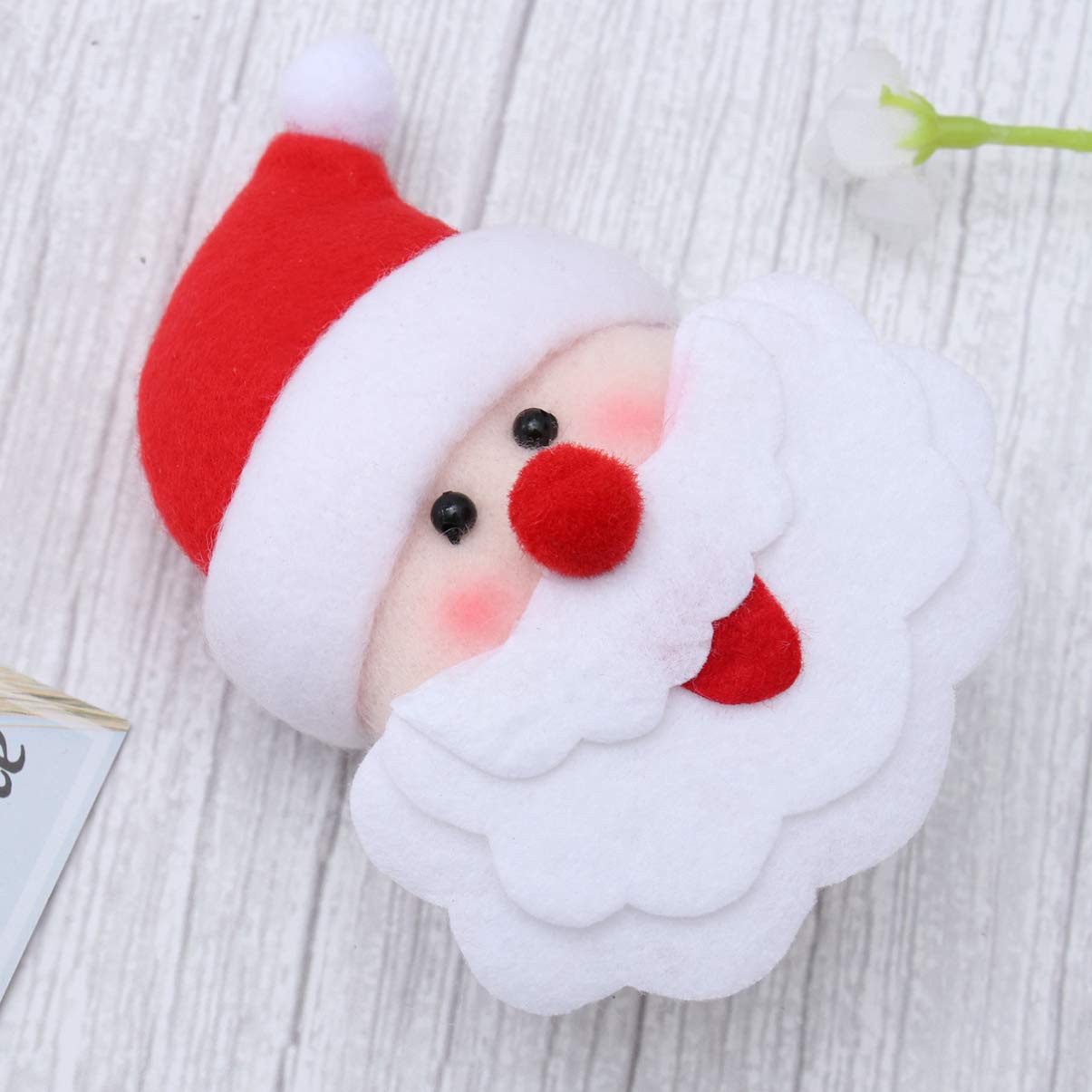 BESTonZON Kerstmagneten, koelkastmagneten, kerstboom, kerstman, sneeuwpop, koelkast, magnetische kerstdecoratie, keukendecoratie, 12 stuks