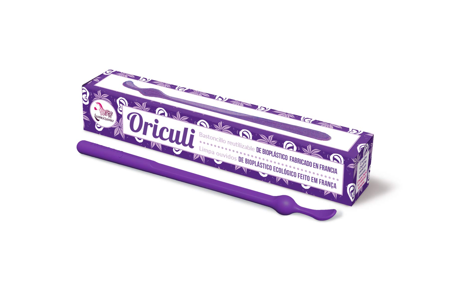 Lamazuna Oriculi - Bastone per orecchie riutilizzabile in bioplastica 50 ml
