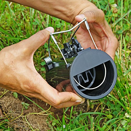 Southern Homewares Black Hole Gopher / Rodent / Mole Easy Set Spring Loaded Trap, Non-Toxic Pest Eliminator 2.0 #TOP3
