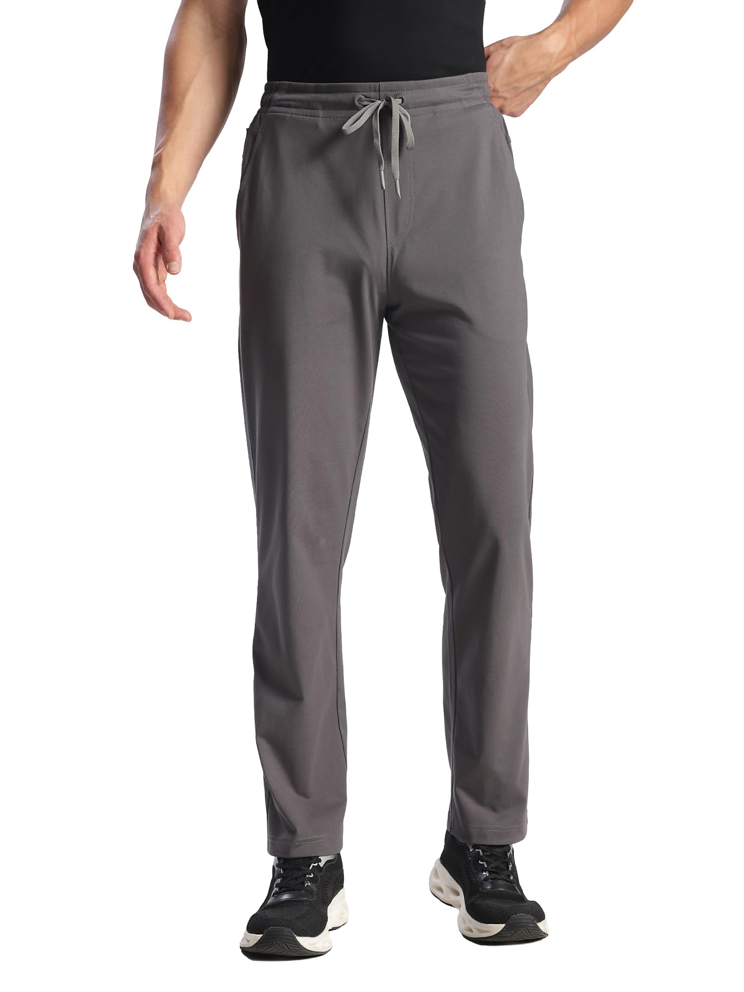 Jockey SP27 Men's Super Combed Cotton Rich Slim Fit Active Wear Trackpants with Stay Fresh Treatment-image-48