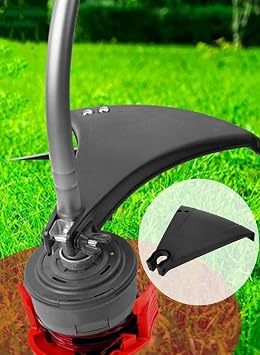 Plastic Brushcutter Guard,Black String Grass Trimmer Guard Proctection Cover Replacement for 25mm 25.4mm Weed Eater