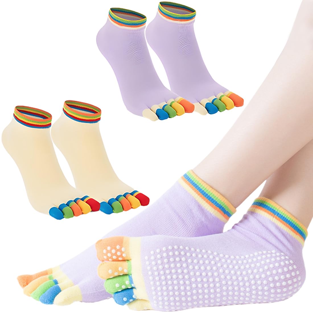 4505 - Lot De 2 Paires De Chaussettes De Course De