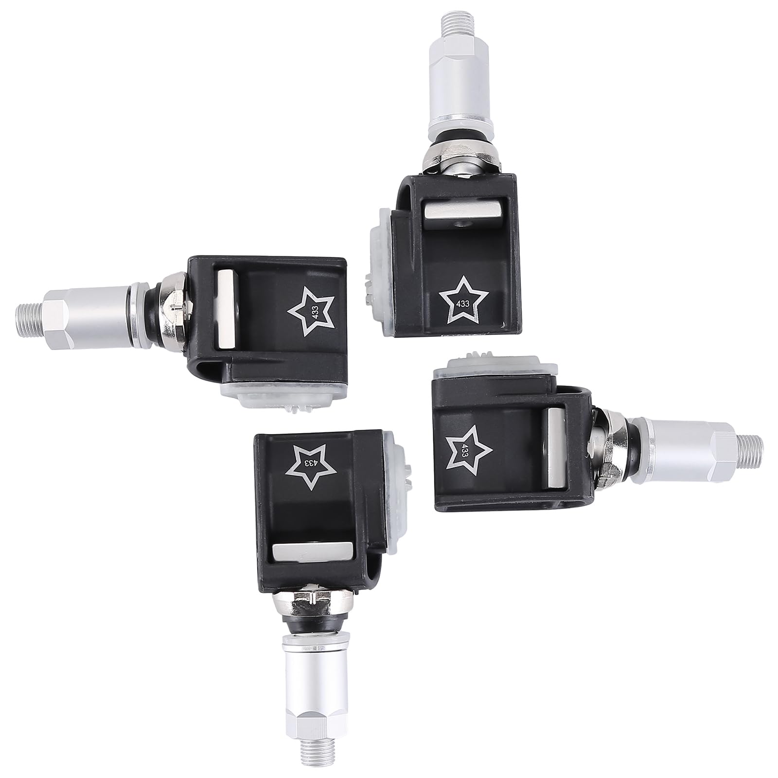 4 x sensori di pressione pneumatici TPMS per BMW Serie 3 G20 G21 5 G30 G31 Sistema di controllo della pressione degli pneumatici 433 MHZ 36106872774