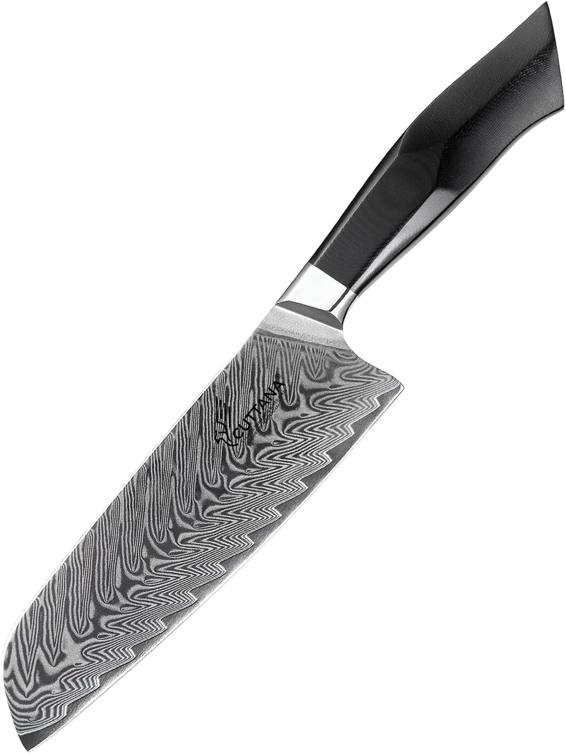 Amazon.com: Cuttana Ever-Sharp Fusion Santoku Chef Knife with Gift Box ...