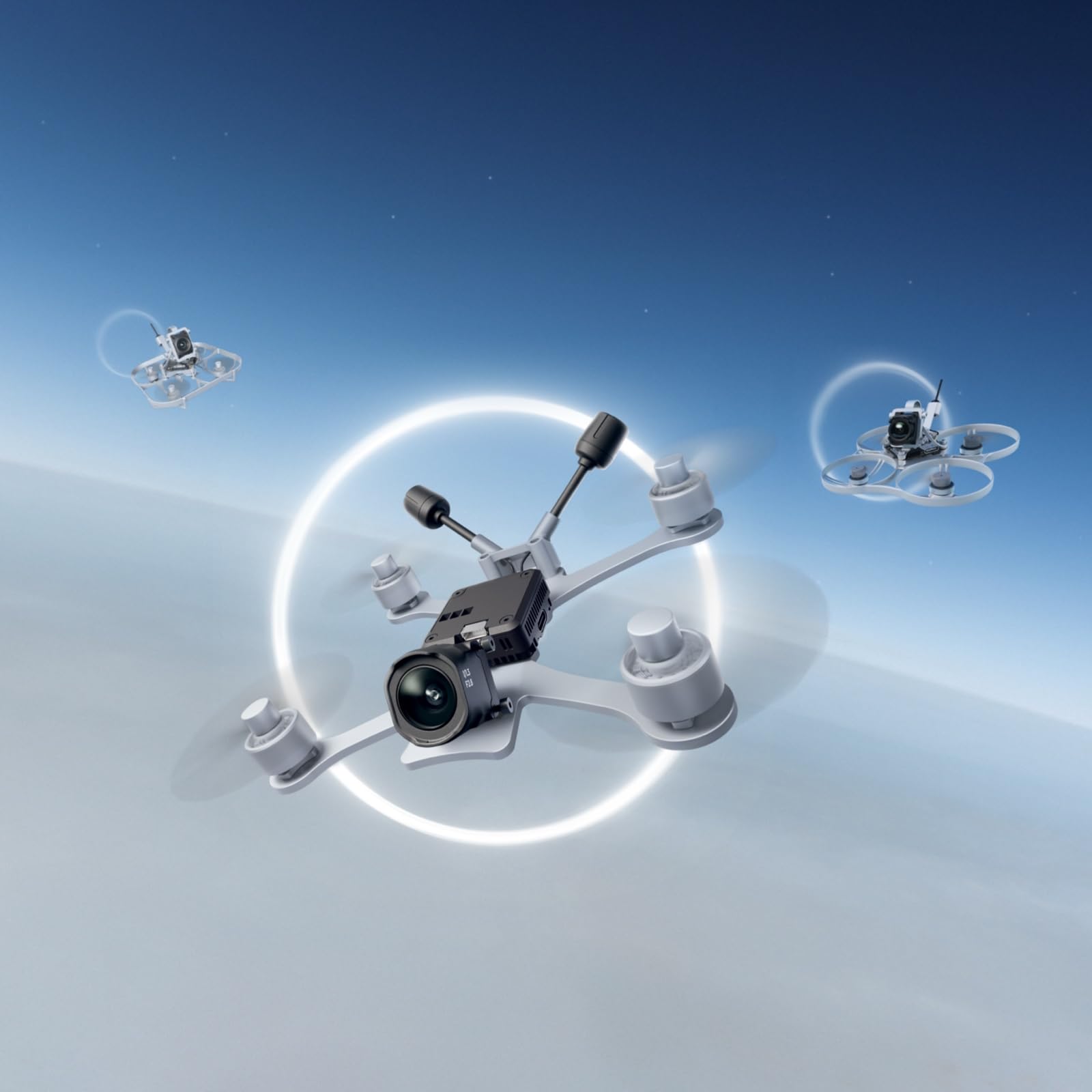 DJI O4 Wide Air Unit für FPV-Drohnen, 159° ultraweites Sichtfeld, digitales Übertragungssystem, 20 ms geringe Latenz, 10 km maximale Reichweite, 4K/60 fps Videoaufnahme, 1080p/100 fps Live-Ansicht