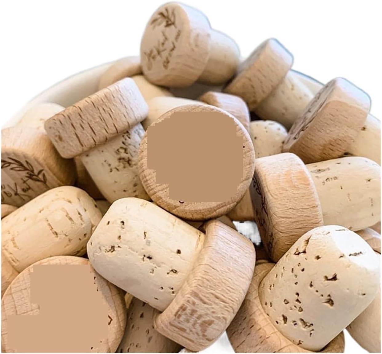 Personalized Wood Wine Stopper for Wedding Party Favor Decor, 30mm Bottle Cork