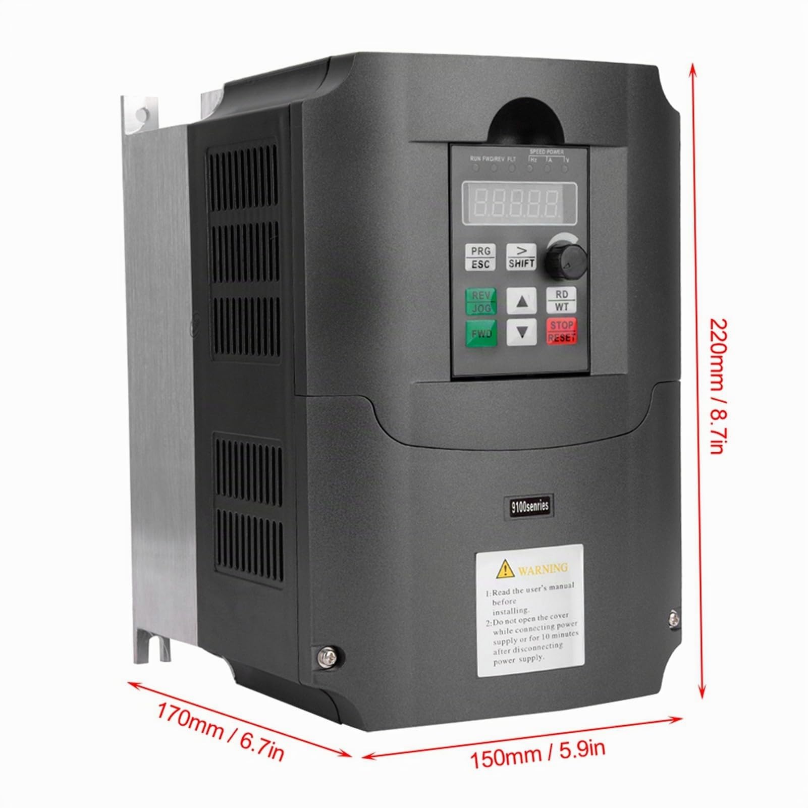 VFD CA 220V / 380V Inverter, Driver a Frequenza Variabile Monofase/Trifase 7,5 KW CA 220V Convertitore di frequenza variabile Inverter