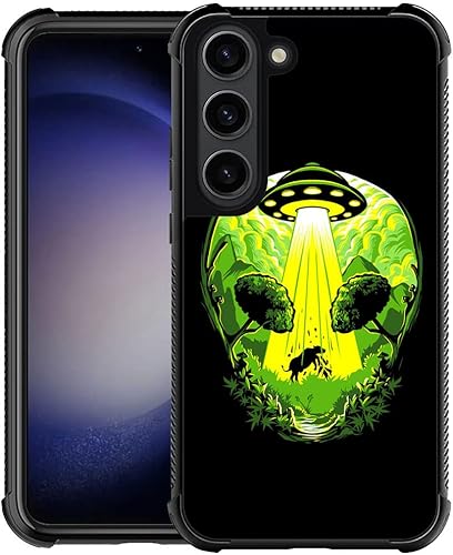 Vista 70 de Funda compatible con Samsung Galaxy S23 Ultra, diseño gráfico de bandera estadounidense en blanco y negro, acrílico, a prueba de golpes