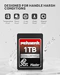 Pergear 1TB CFexpress 4.0 Type A Memory Card, Up to 1780MB/s Read Speed & 1600MB/s Write Speed for 4K 120P,8K for Sony Alpha Sony FX Cameras (1TB 4.0 Master Series)