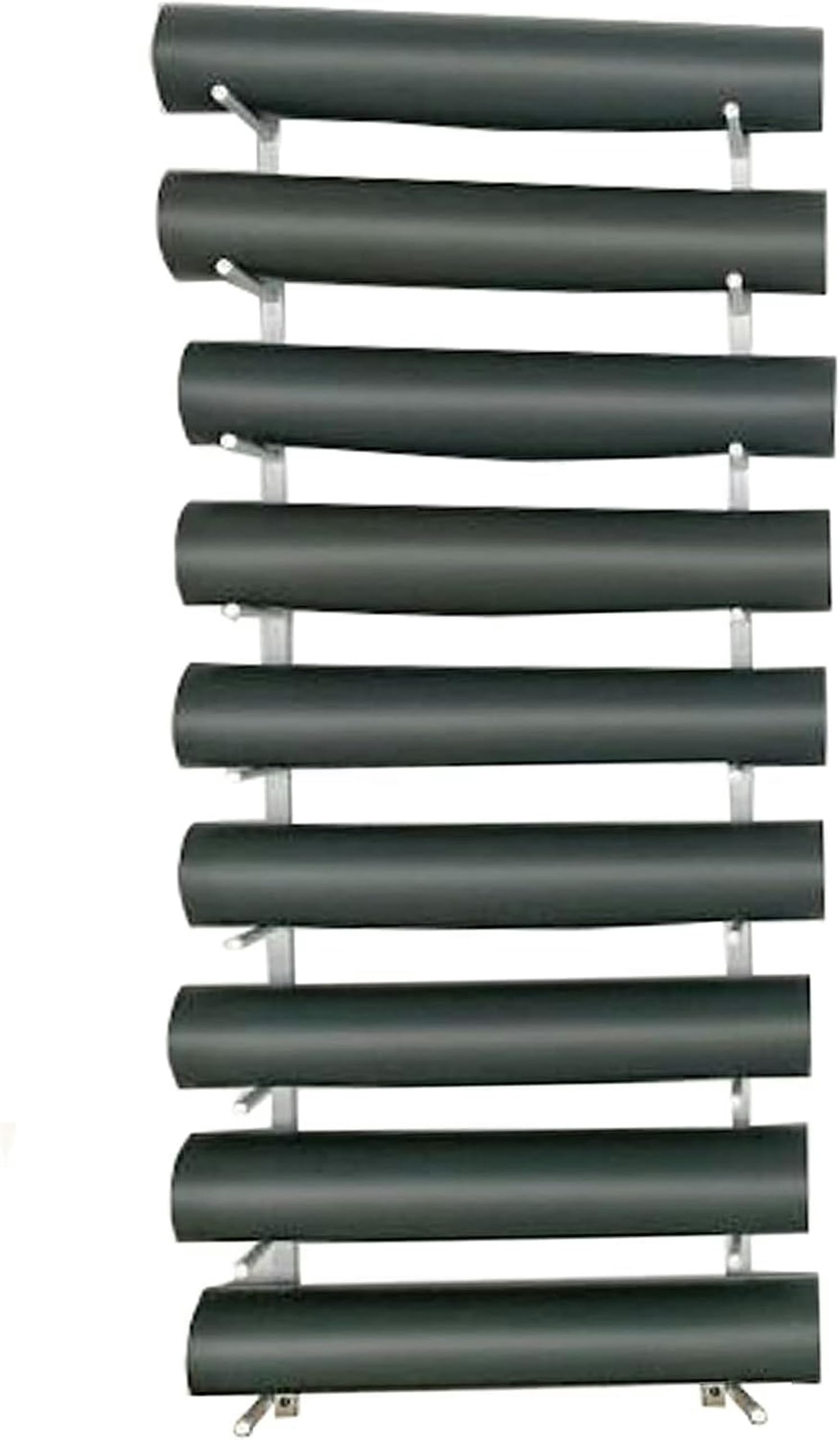 Support mural tapis de yoga en métal pour ranger vos rouleaux de massage et gym