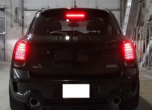 Miniatura 3 de iJDMTOY Plug-N-Play Controlador de flash estroboscópico compatible con mini Cooper parabrisas trasero LED de montaje alto tercera luz de freno