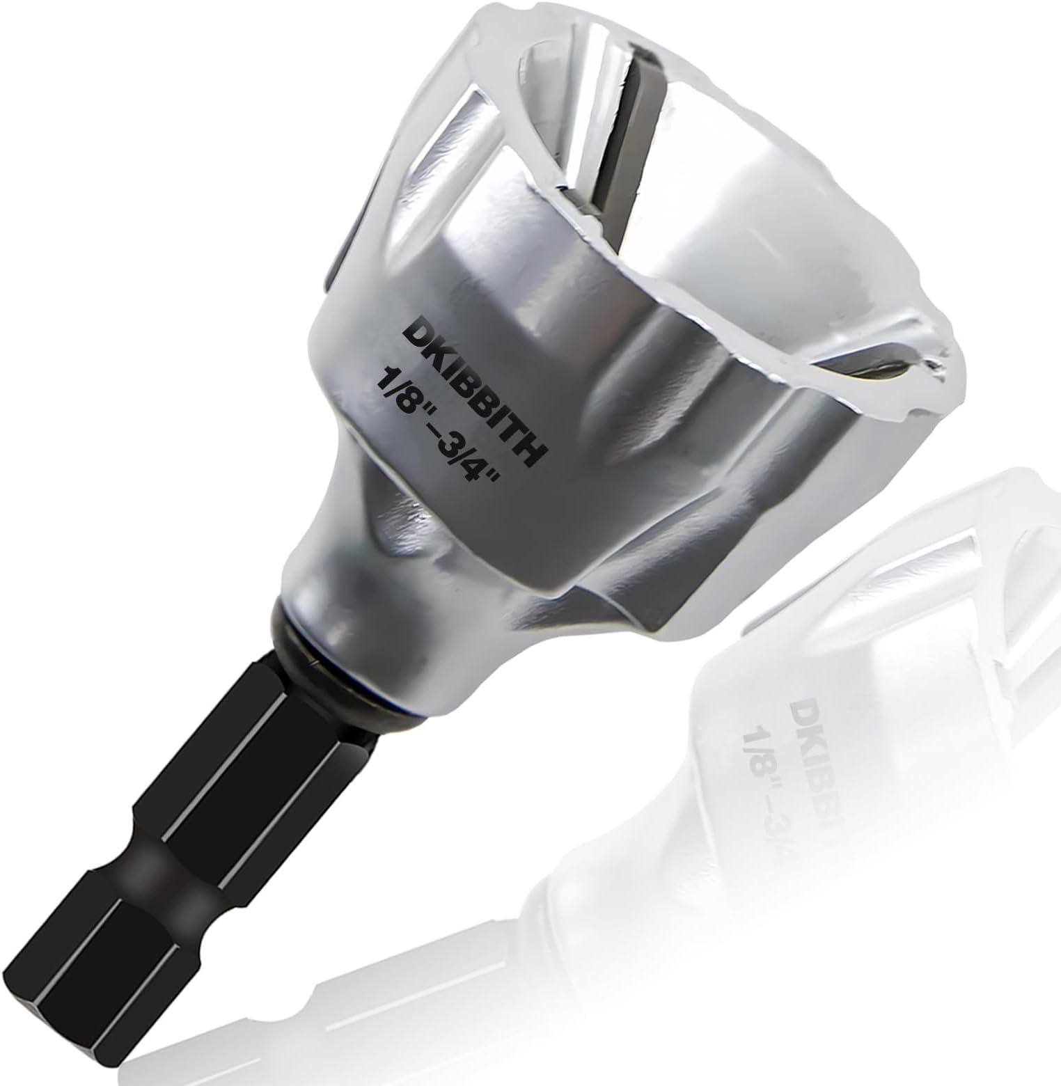 Heavy-Duty Deburring Chamfer Tool with Sharp Tungsten Carbide Blades, Fast Hex Shank Deburr Drill Bit, External Burr Removal for Metal Rod Bolt Pipe 3D Printing PVC in 1/8" to 3/4" Diameter (3~19mm)