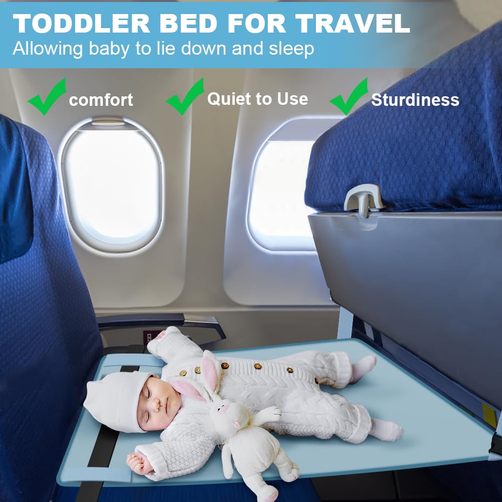 Poggiapiedi Per Aereo Bambini - Pieghevole, Rosa, Per Viaggi Comodi - Foto 3