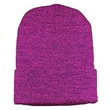 Gelante Men Women Warm Knit Cuffed Plain Beanie Hat Skull Cap. 2080A-1PC-137