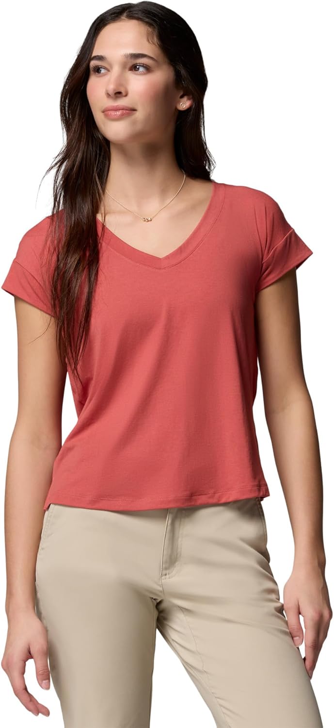 Columbia Womens Daniela Falls V-Neck Short Sleeve Tee