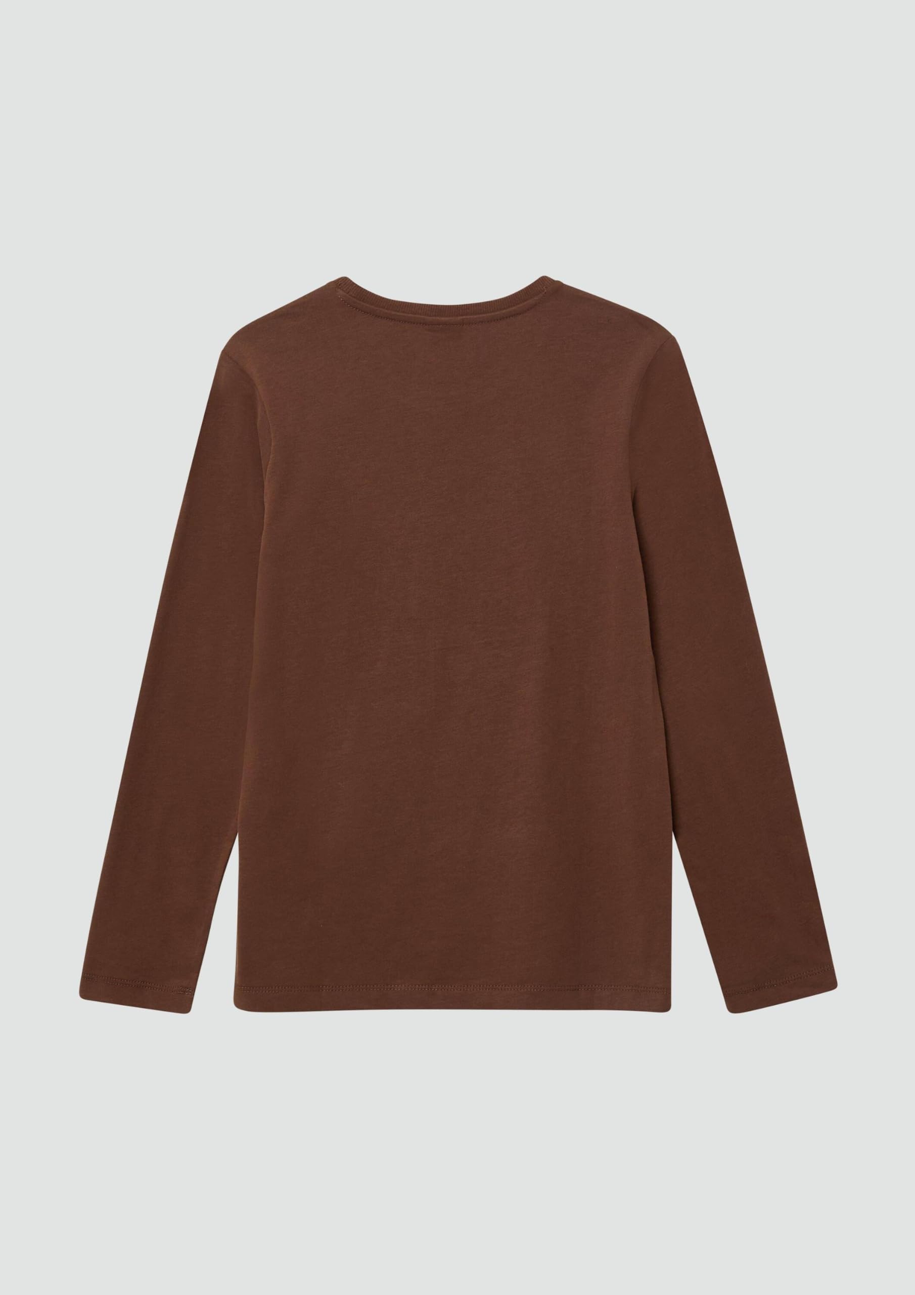 s.Oliver Langarm-Jersey-Shirt mit Frontprint
