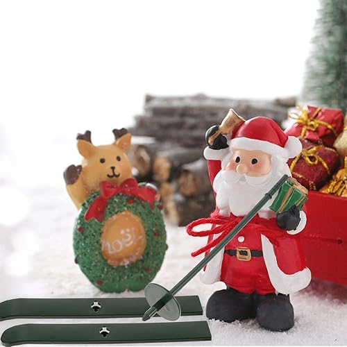 Miniatura 4 de Gadpiparty 2 juegos de tabla de esquí de plástico invierno