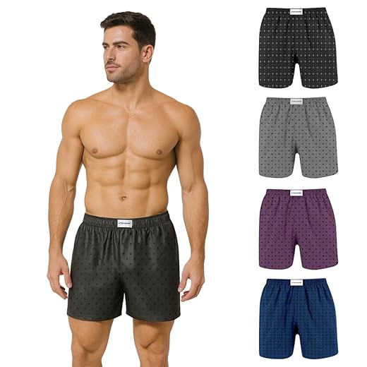 Kit 4 Cuecas Samba Canção Microfibra Rouper Basic Masculino