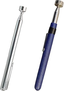 2-Pack Magnetic Pickup Tools 8 & 3.5 LB Retrieving Telescoping Retrievers, Ideal for Mechanics, DIY, Car, Workshop, Home Use