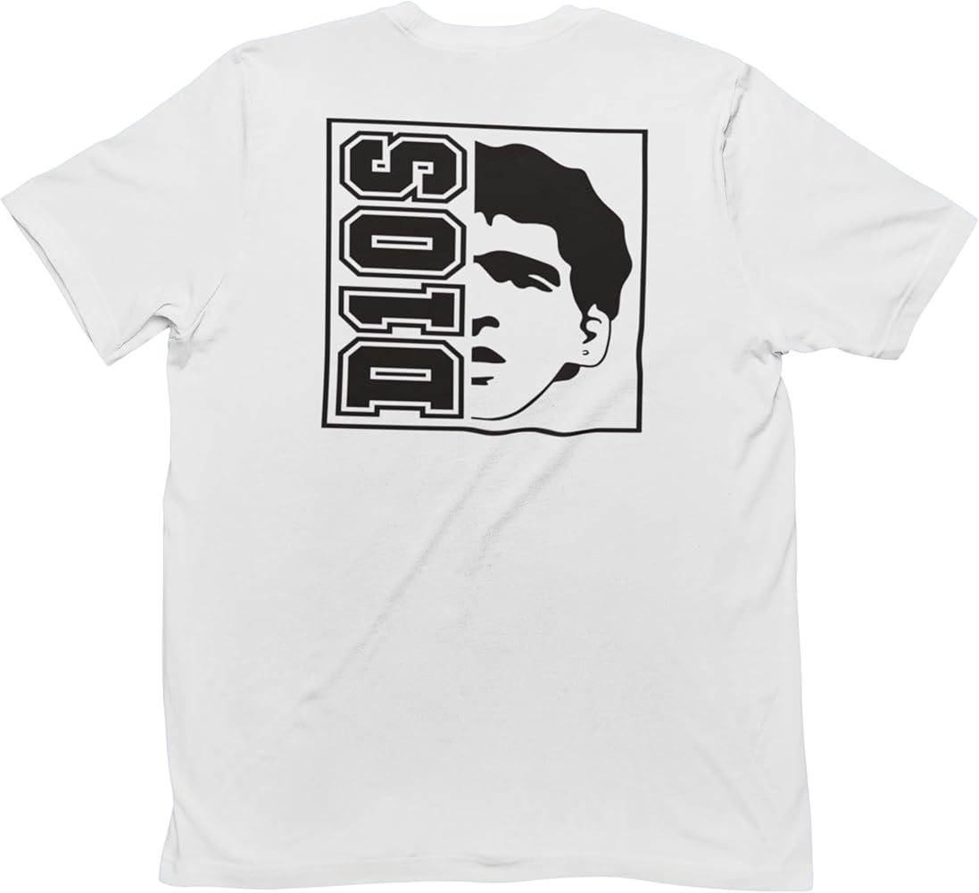 Amazon.com: 2Bhip Diego Maradona T Shirt 10 Front & Back Print