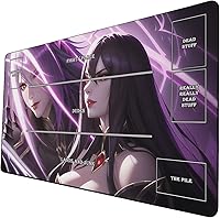 Vista 18 de Tapete de juego de cartas coleccionables AI Painting – Tapete de juego MTG con zonas, 24 x 14 pulgadas, tapete de juego MTG de alta calidad – El