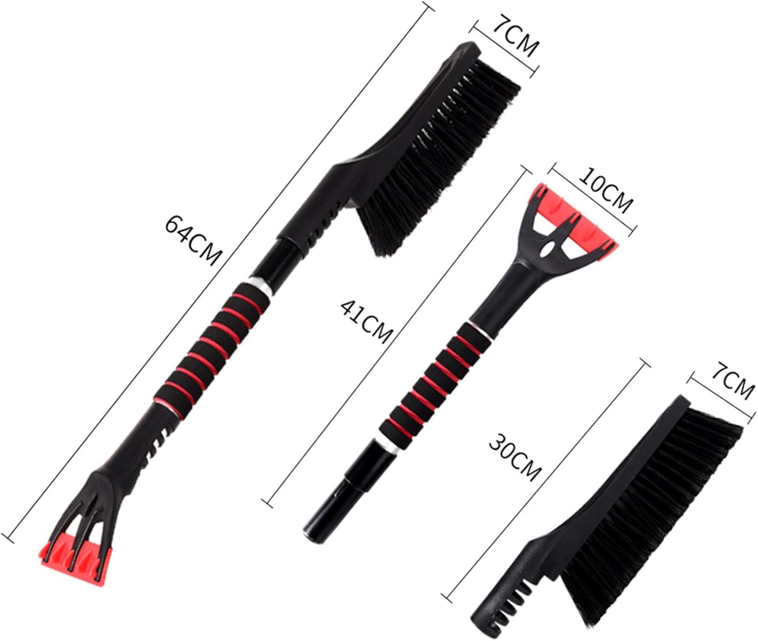review Gecau Car Snow Shovel, Snow Clearing and Deicing Vehicle Supplies, Snow Scraper, Snow Brush, for Winter Defrosting, Snow Scraping, Multifunctional Deicing and Sweeping Tool