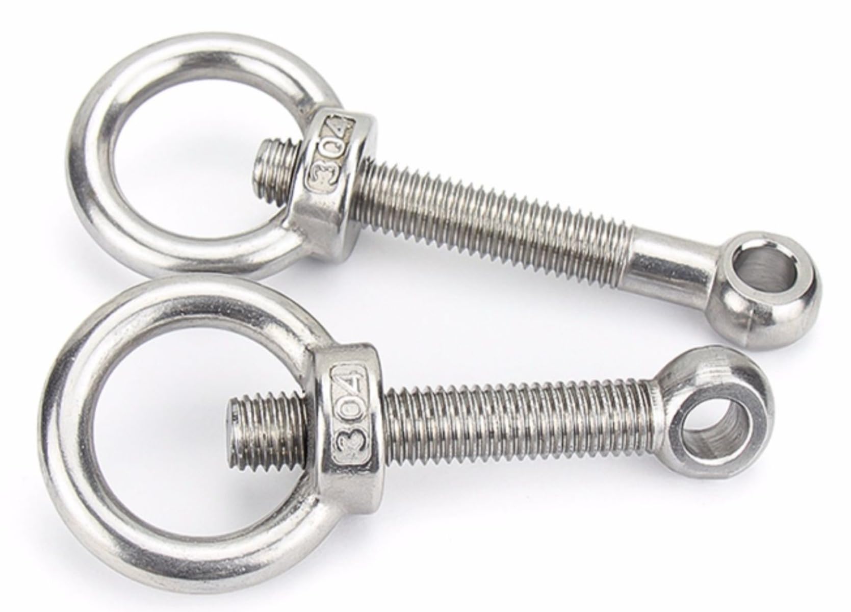 Amazon.co.jp: 2本入 スイングアイボルト アイナットが組み込まれた