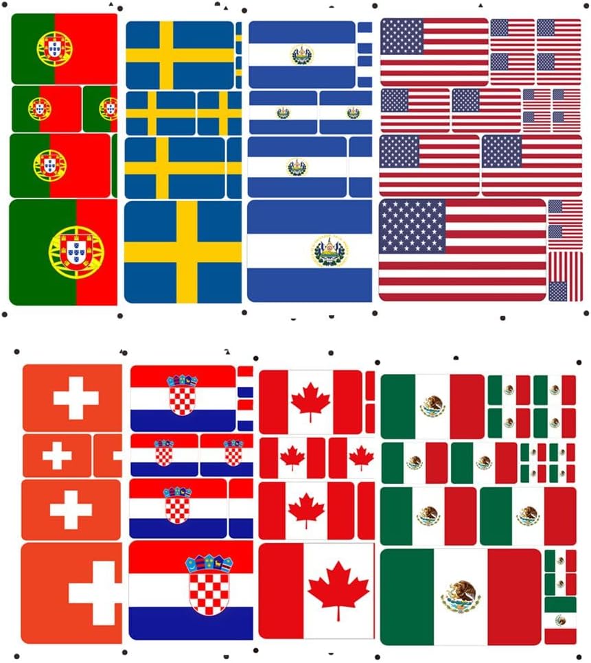 World Seven Continents Most Country Kosovo Flag Stickers Different Sizes Sticker (Blue Kosovo) image 4