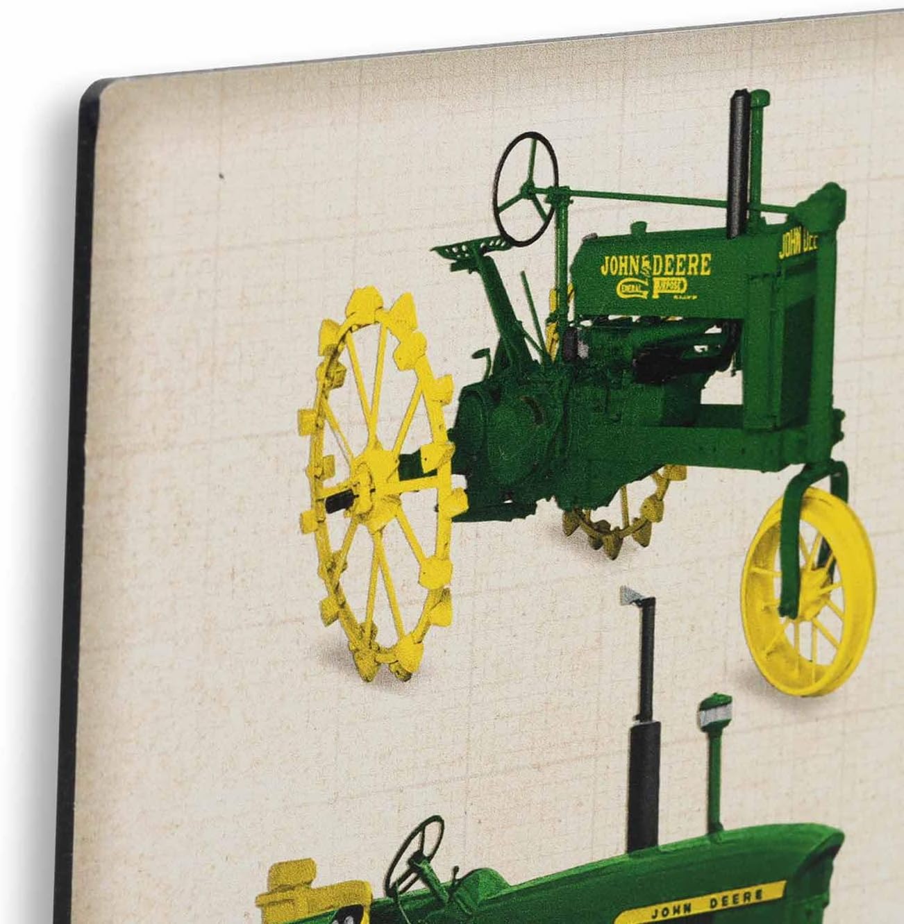 John Deere Farm Equipment Collage Metal Sign - Vintage John Deere Sign for Garage, Shop or Man Cave