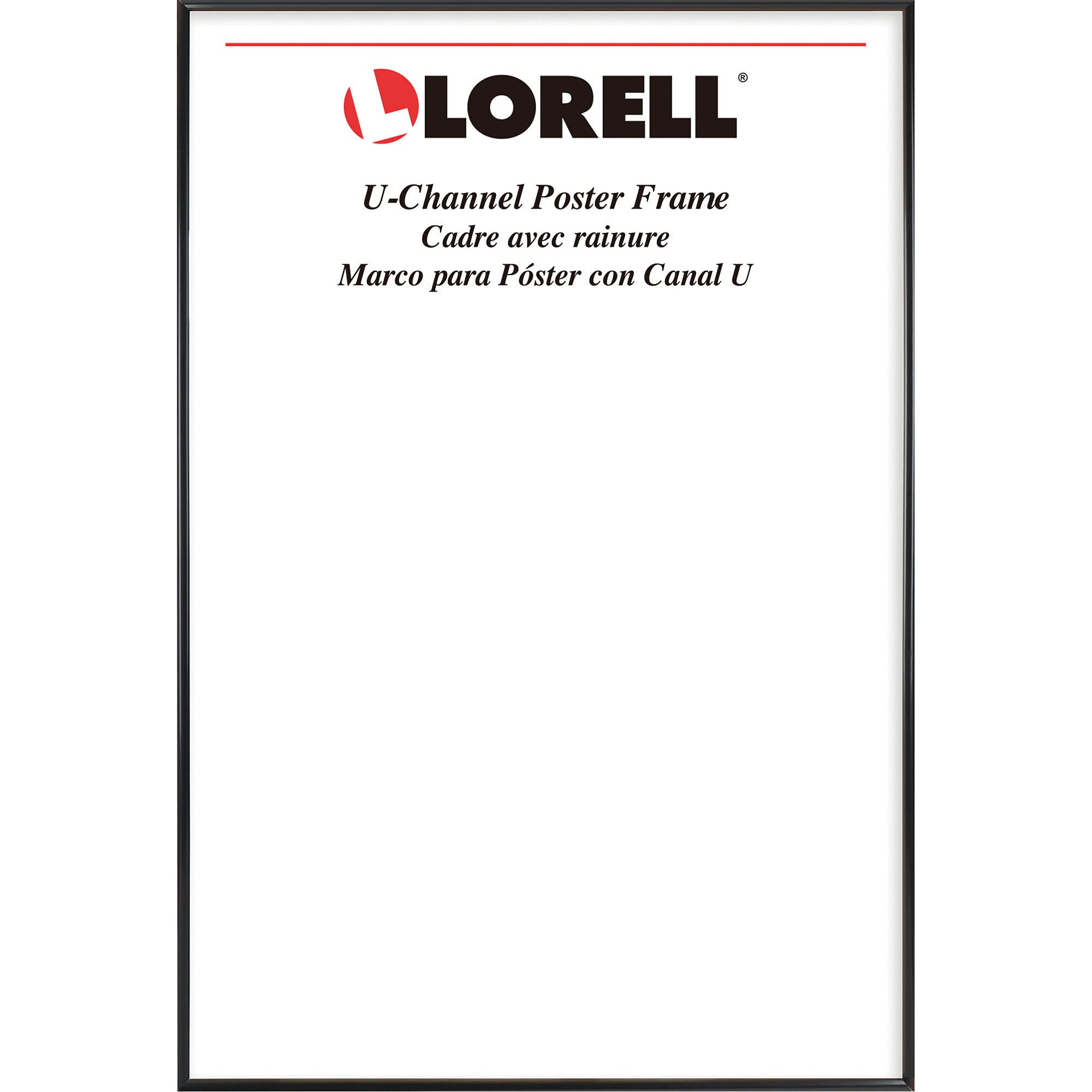 Cadre pour affiche Lorell 45,7 x 61 cm fini les posters cornes ou froissés