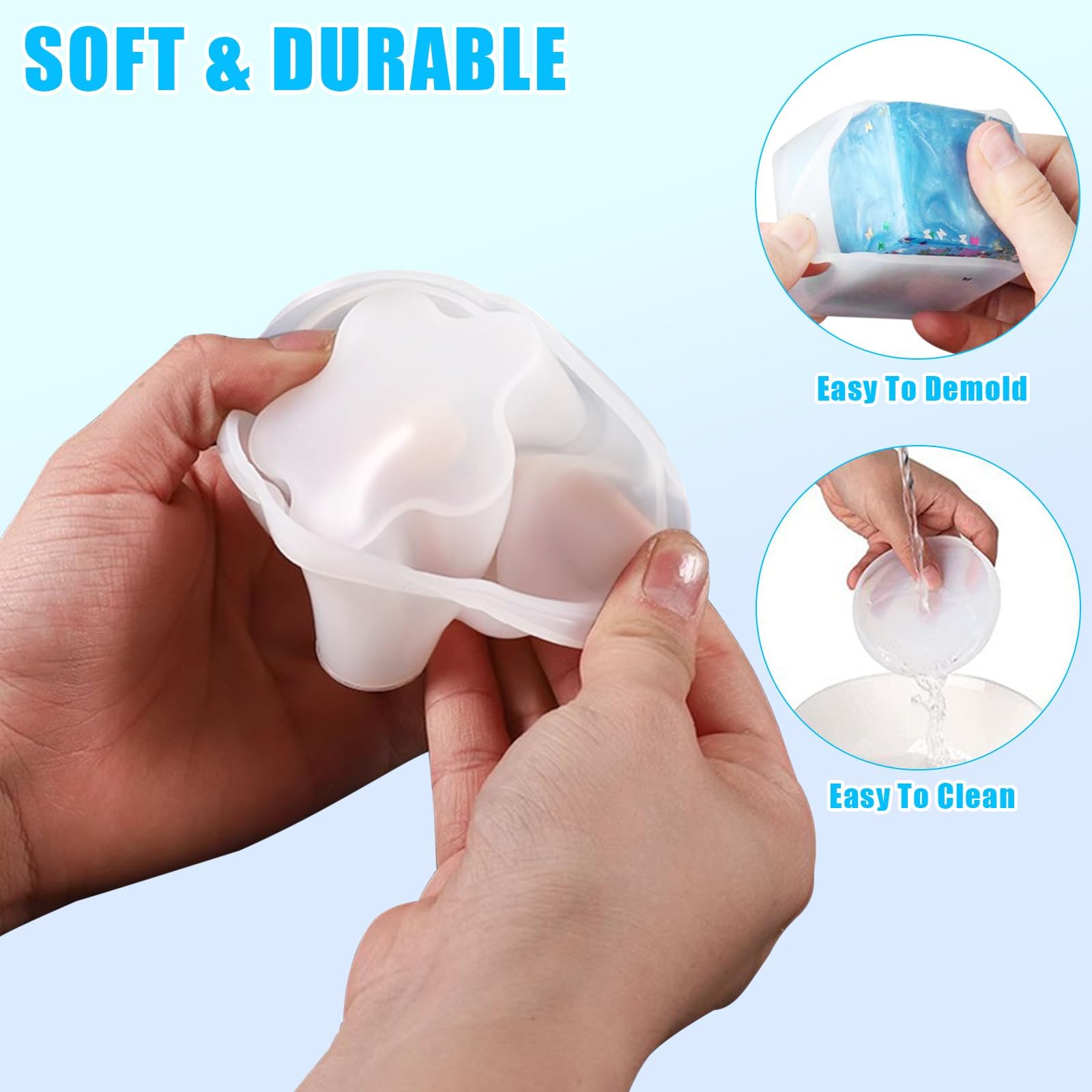 Moule Silicone Pour Faire Des Bracelets Joncs Ovales En Résine 62x51x32 Mm X1 - Perles & Co