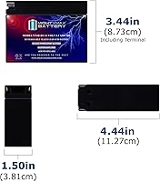 Vista 2 de Mighty Max Batería YT4B-BS - 12 V 2.3 AH, 25 CCA, Batería SLA AGM para Motocicleta Recargable Libre de Mantenimiento