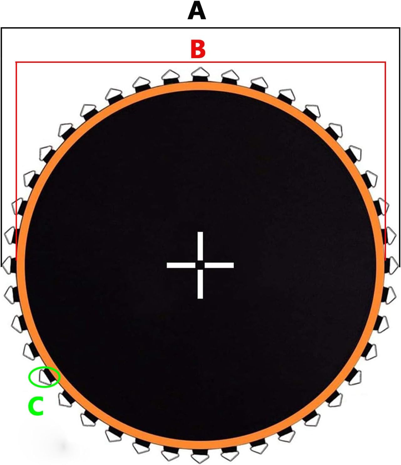 トランポリンマット交換用 トランポリンマット 6/8/10/12/13/14/15/16フィート 防水・耐摩耗性トランポリンジャンプ