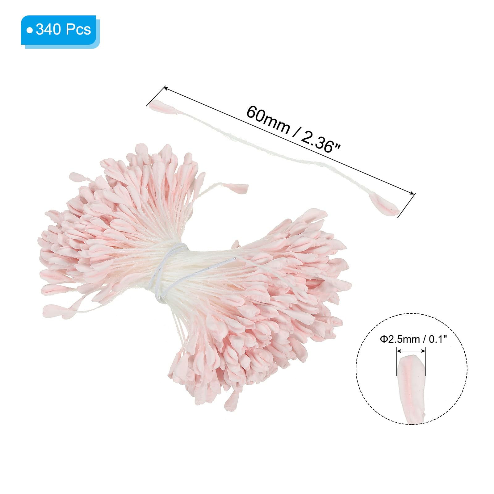 PATIKIL 2.5mm Double Heads Flower Stamen - Image 2