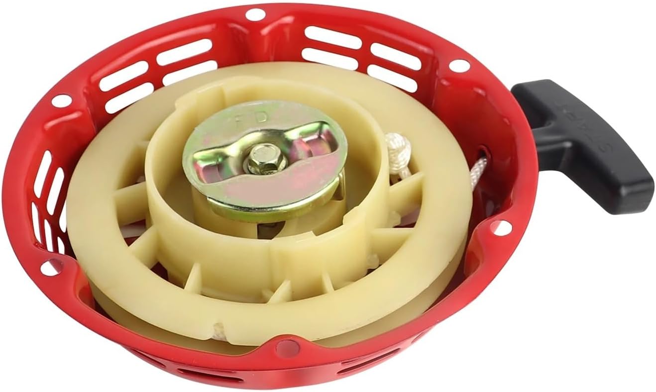 Recoil Starter Motor Pull Start Fit for GX120 GX160 GX200 5.5HP 6.5HP Generator Engine Lawn Mower Blower Water Starter