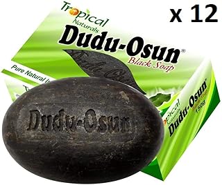 Dudu Osun Savon Noir Africain Naturel Pur Tropical - Paquet de 12