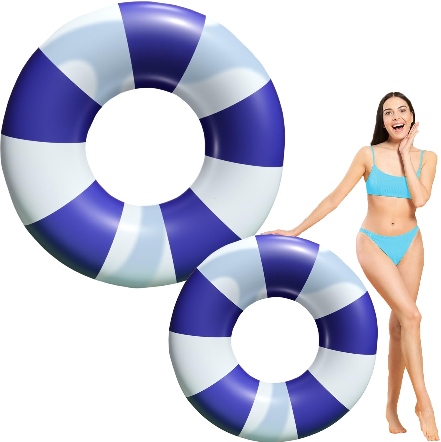 Schwimming Ring Erwachsene, Retro-Stil Luftmatratze Schwimmreifen Aufblasbar, Aufblasbare Schwimmbecken Schwimmer, Für Sommerpool Party