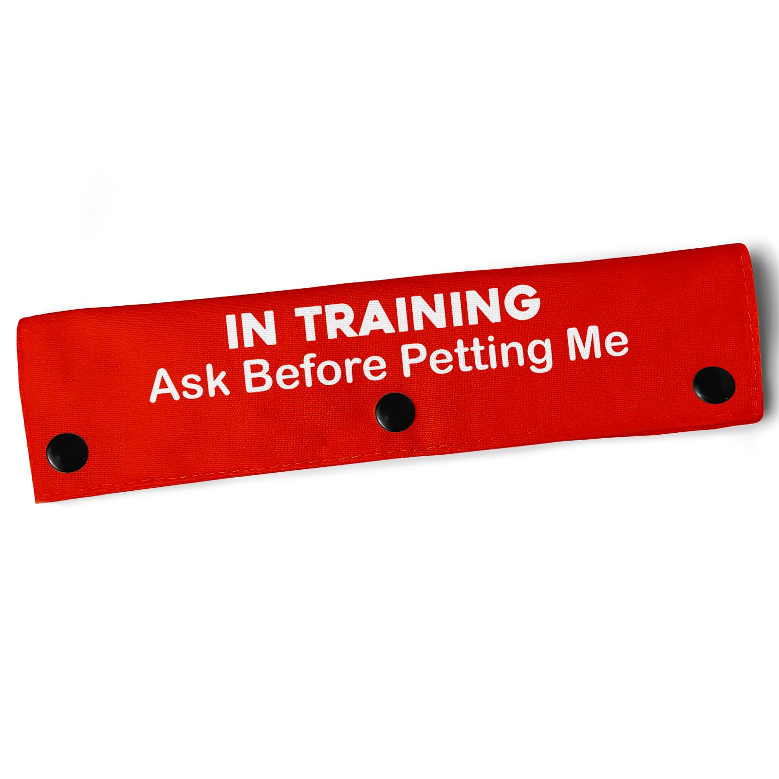 YROVWENQ Funny Dog Leash Red Wrap for Dog Ropes with Ignore Sign (Ask Before Petting Me)