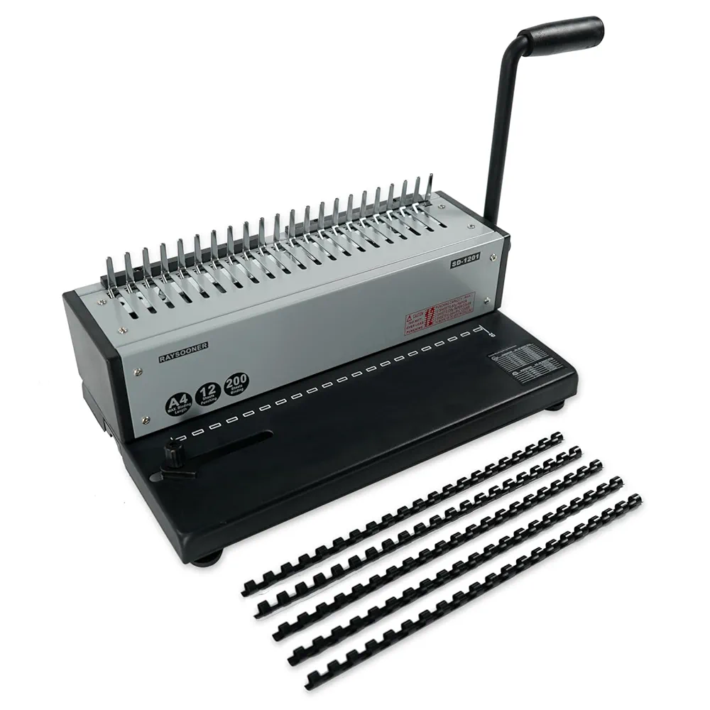 ラガルン　200枚 Amazon | RAYSOONER SD-1201 くしリング製本機 A4サイズ 21穴
