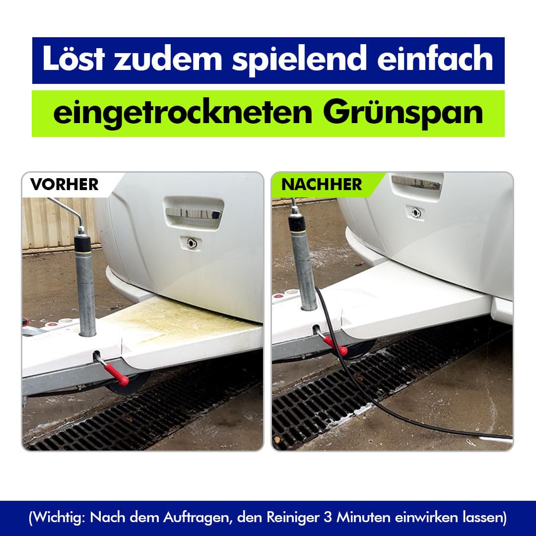 cleantruck Vikan MaxX Caravan Reinigungs-Set | Hochwertiges Komplett-Set für Wohnmobil & Caravan | Waschbürste, Teleskop-Stiel, Felgenbürste, Wascheimer & 5kg HighPower Cleaner
