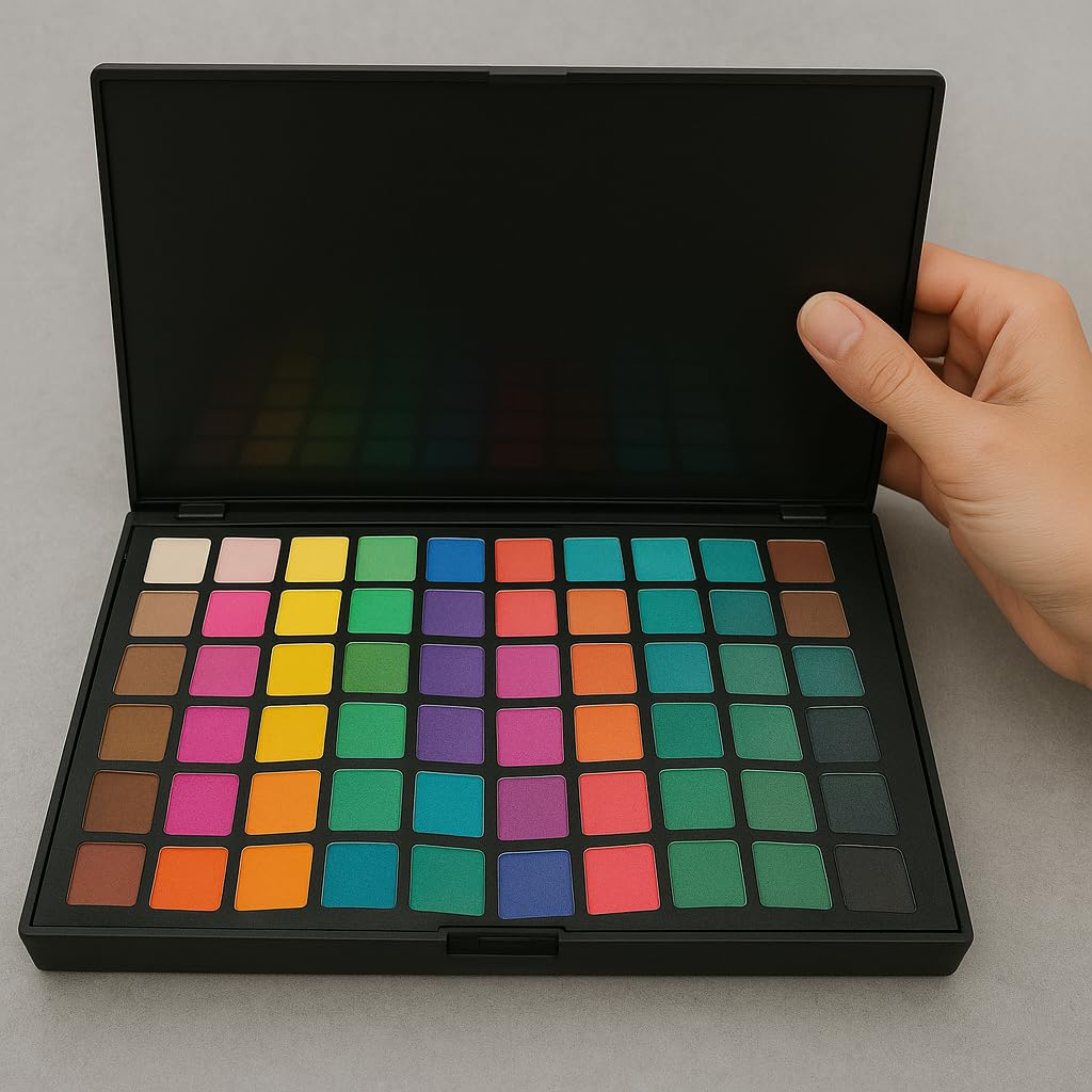 MEGAGA USA Color Explosion Makeup Kit Thirty Vibrant & Neutral Tones in One Sleek Case-image-41