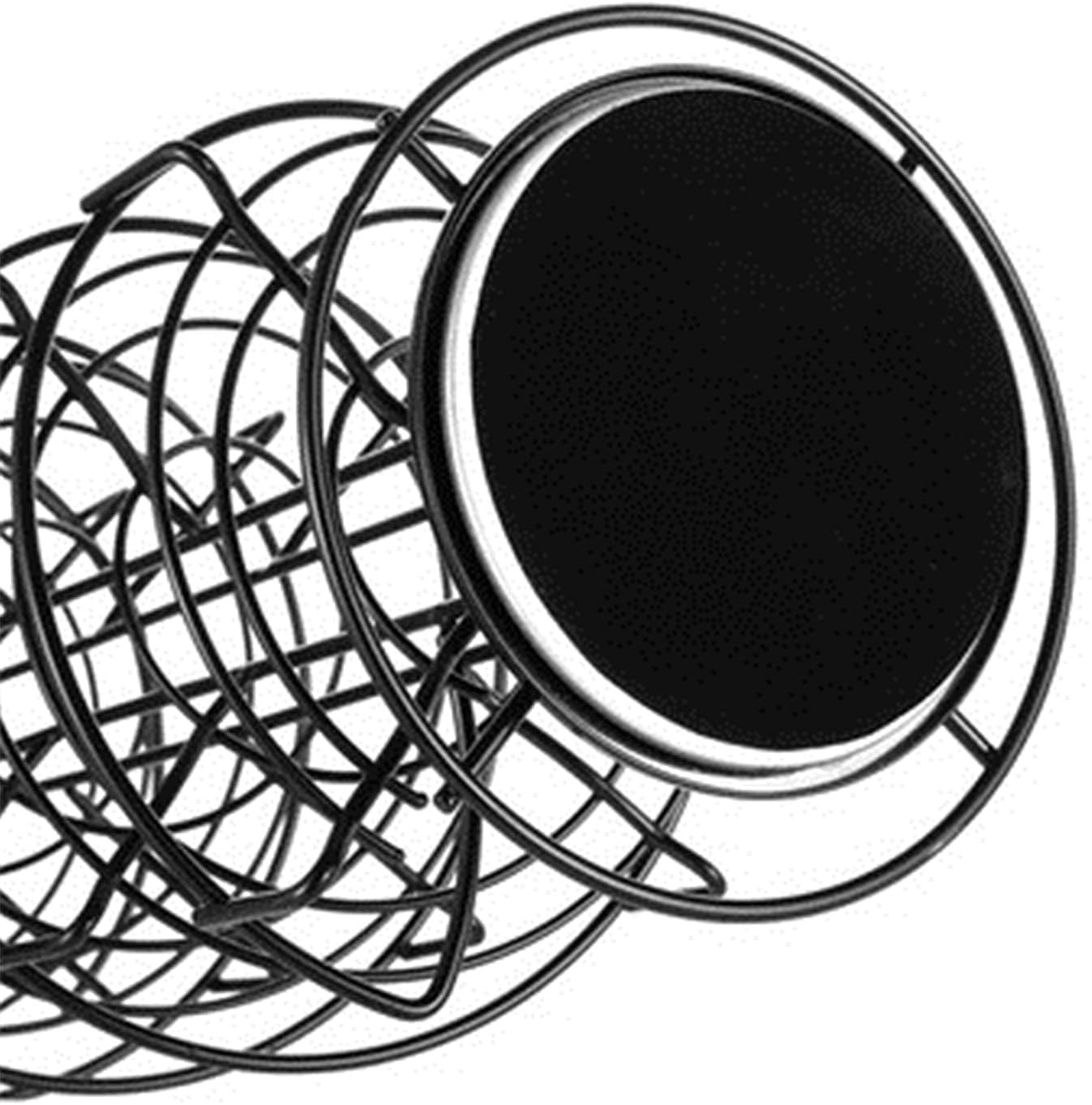 Coffee Capsule Stand Coffee Pod Holder Carousel for Coffee Pod Storage Rack Holds 30 Capsules Coffee Pods Stand (Black)
