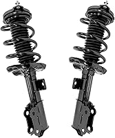 Vista 10 de Detroit Axle - 2 puntales traseros para Lexus RX330 Toyota Highlander 2004-2007, 2007 RX350, 2 puntales completos con montaje de resorte helicoidal