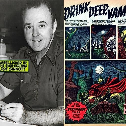 ATLAS and MARVEL COMICS Artist Extraordinaire JOE SINNOTT. HAUNTED THRILLS Video Archive Part One Podcast Por arte de portada